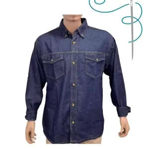 Camisa en jean para hombre